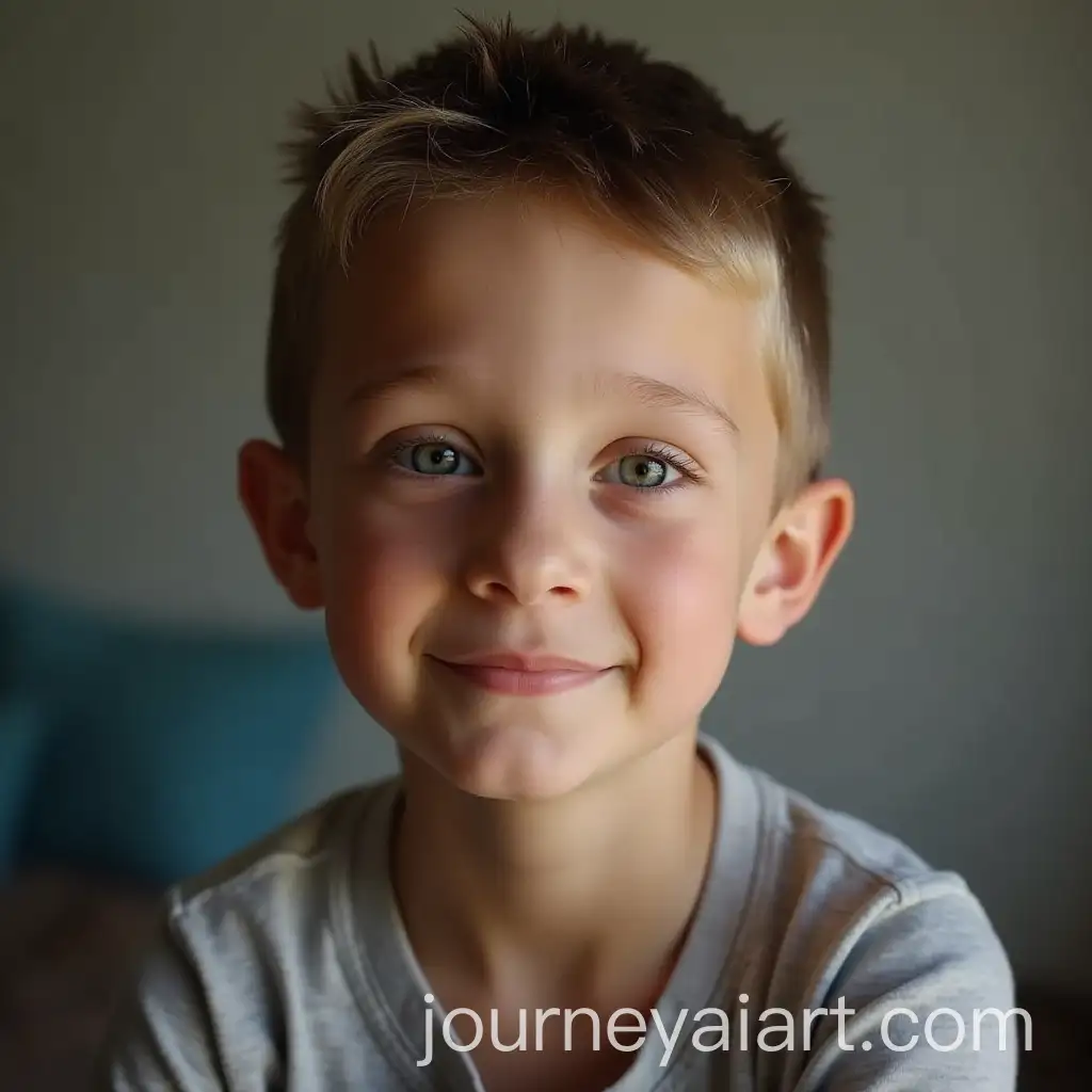Portrait-of-a-13YearOld-Boy-in-Casual-Attire