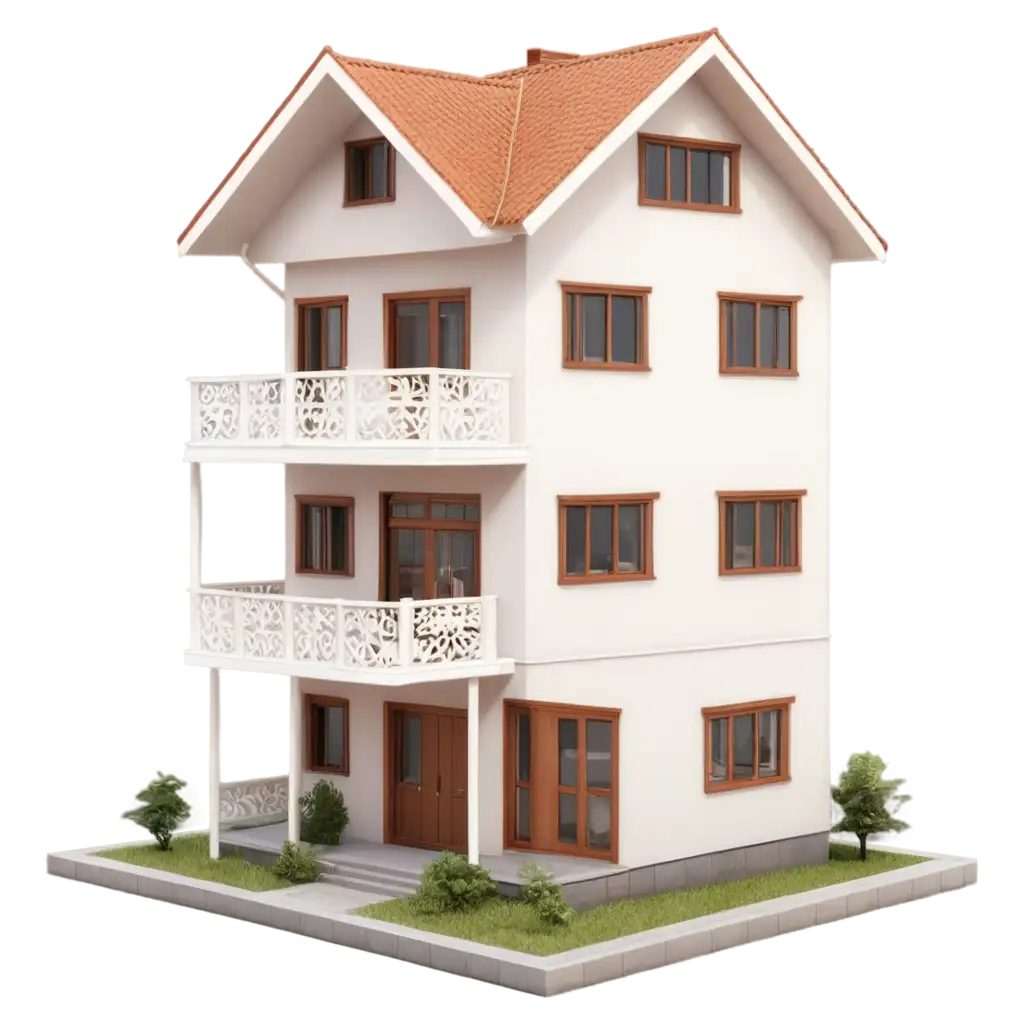 Photorealistic-3D-Isometric-Townhouse-PNG-Zeiss-Batis-Style-Japanese-Simplicity-and-Rural-Charm