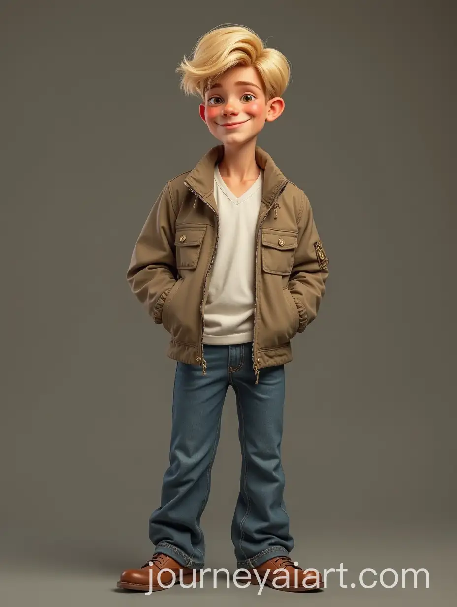 Young-Man-in-Oversized-Clothes-with-Blonde-Hair-and-Handsome-Features