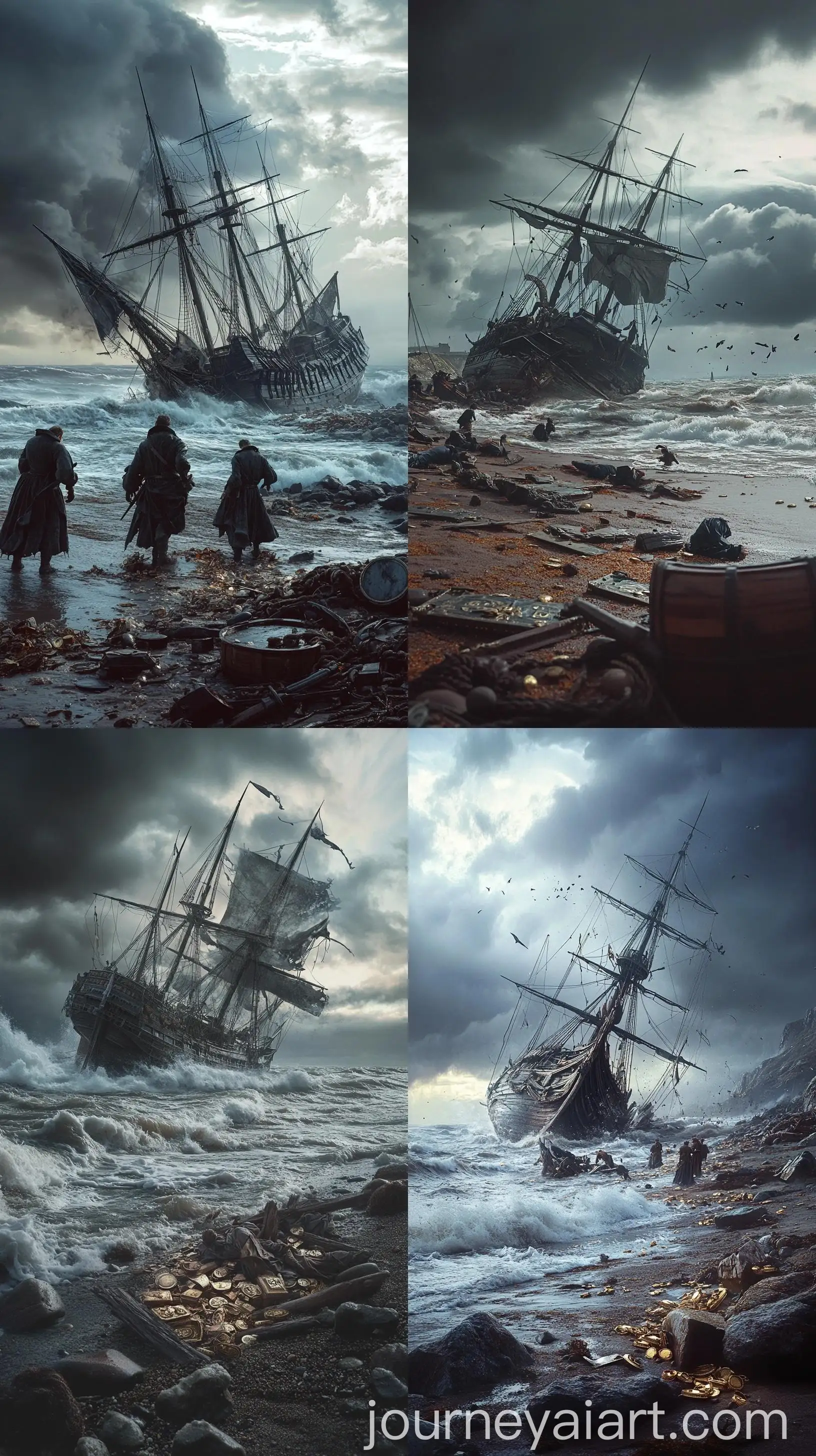 Sailors-Struggling-in-Stormy-Seas-18thCentury-Shipwreck-Drama