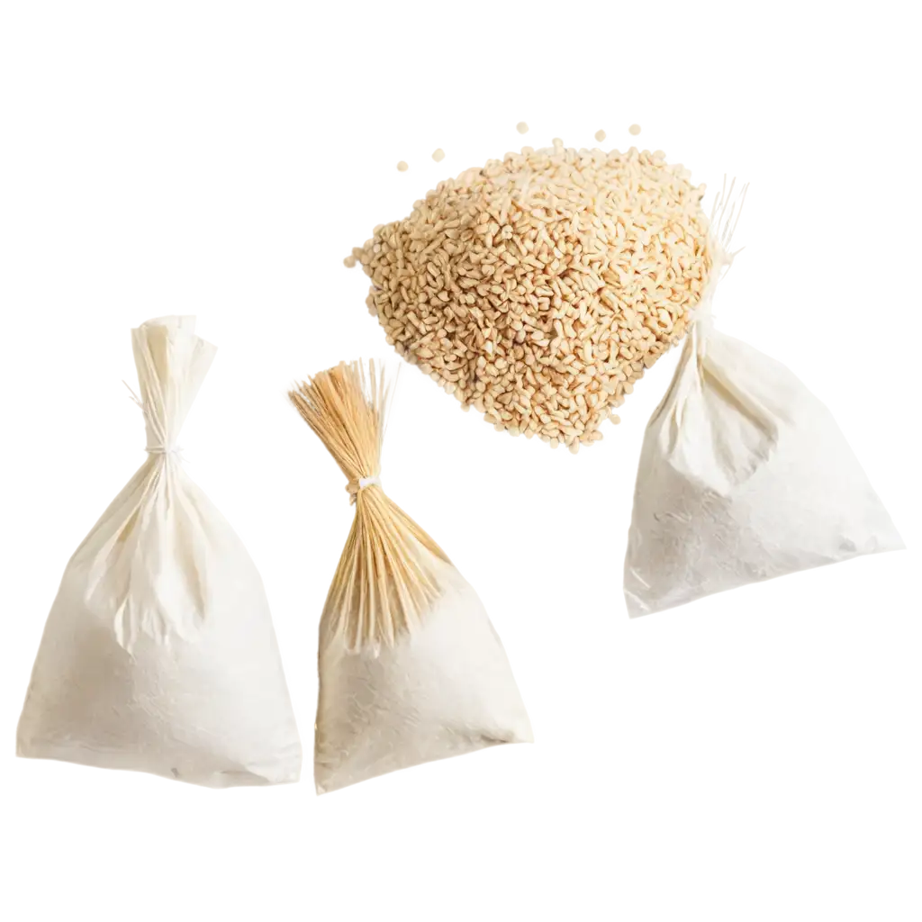 HighQuality-PNG-Image-of-Wheat-Rice-and-Flour-Packets-for-Versatile-Use