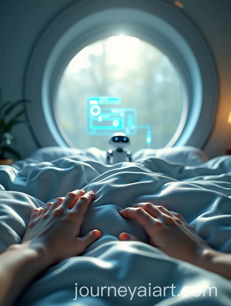 Futuristic-SciFi-Bedroom-with-Holographic-UI-and-Robot-Assistant