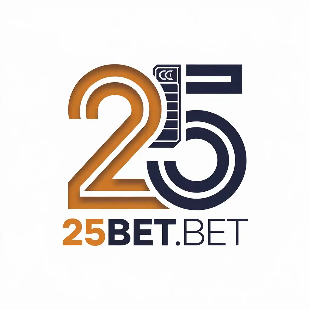 LOGO Design for 25Betbet Vector Logo with 25Bet Symbol and Clear Background for Versatile Use