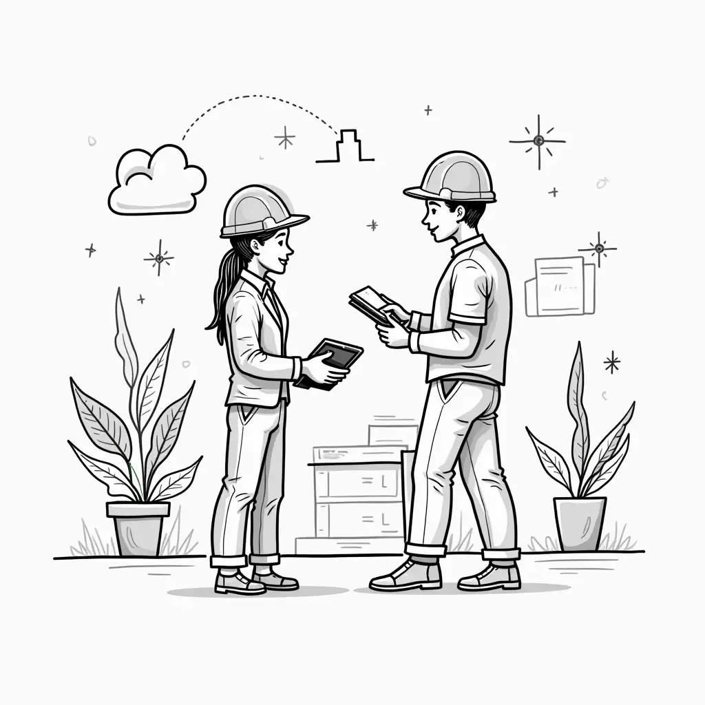 Linework-Illustration-of-a-Happy-Business-Application-Developer