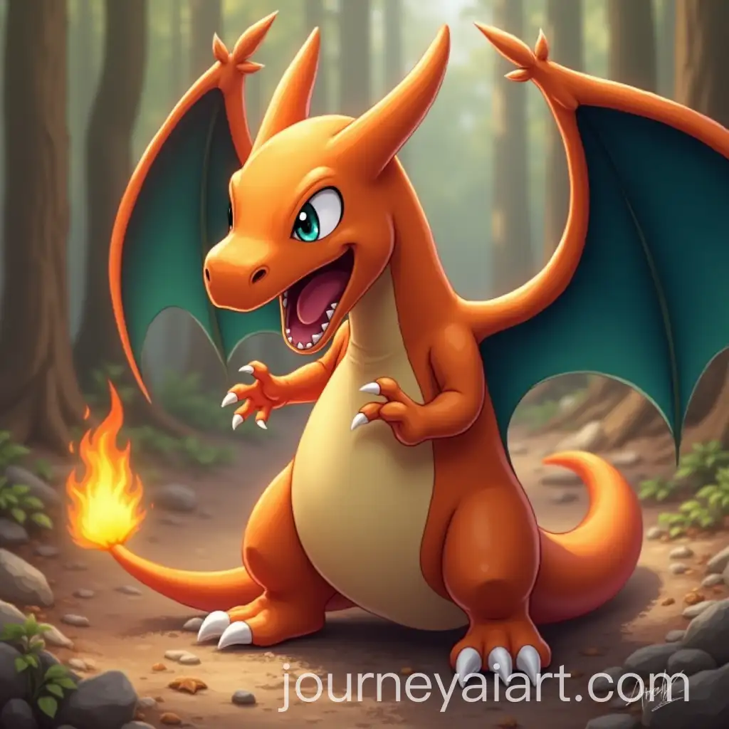 Realistic-Depiction-of-Charizard-Crying-in-Emotional-Scene