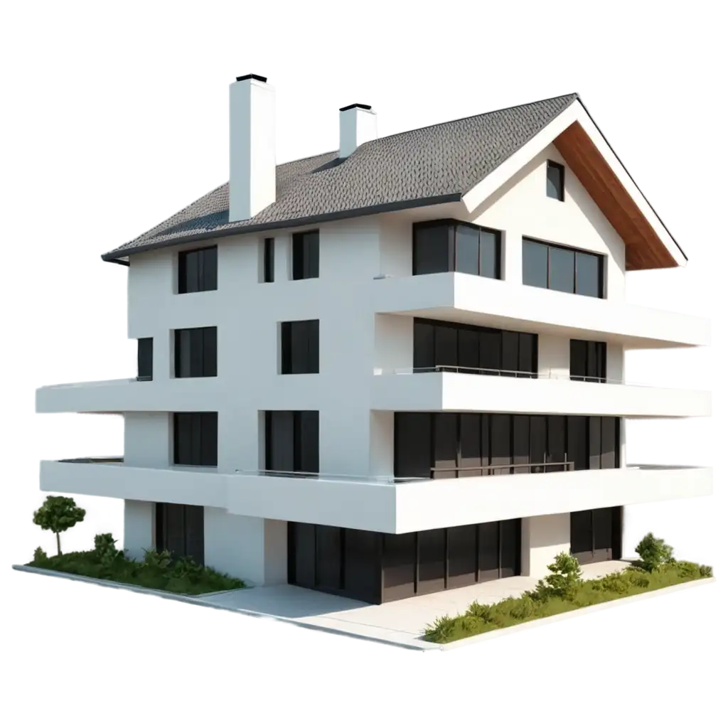 3D-Big-Modern-House-PNG-Elevate-Your-Visual-Content-with-HighQuality-Imagery
