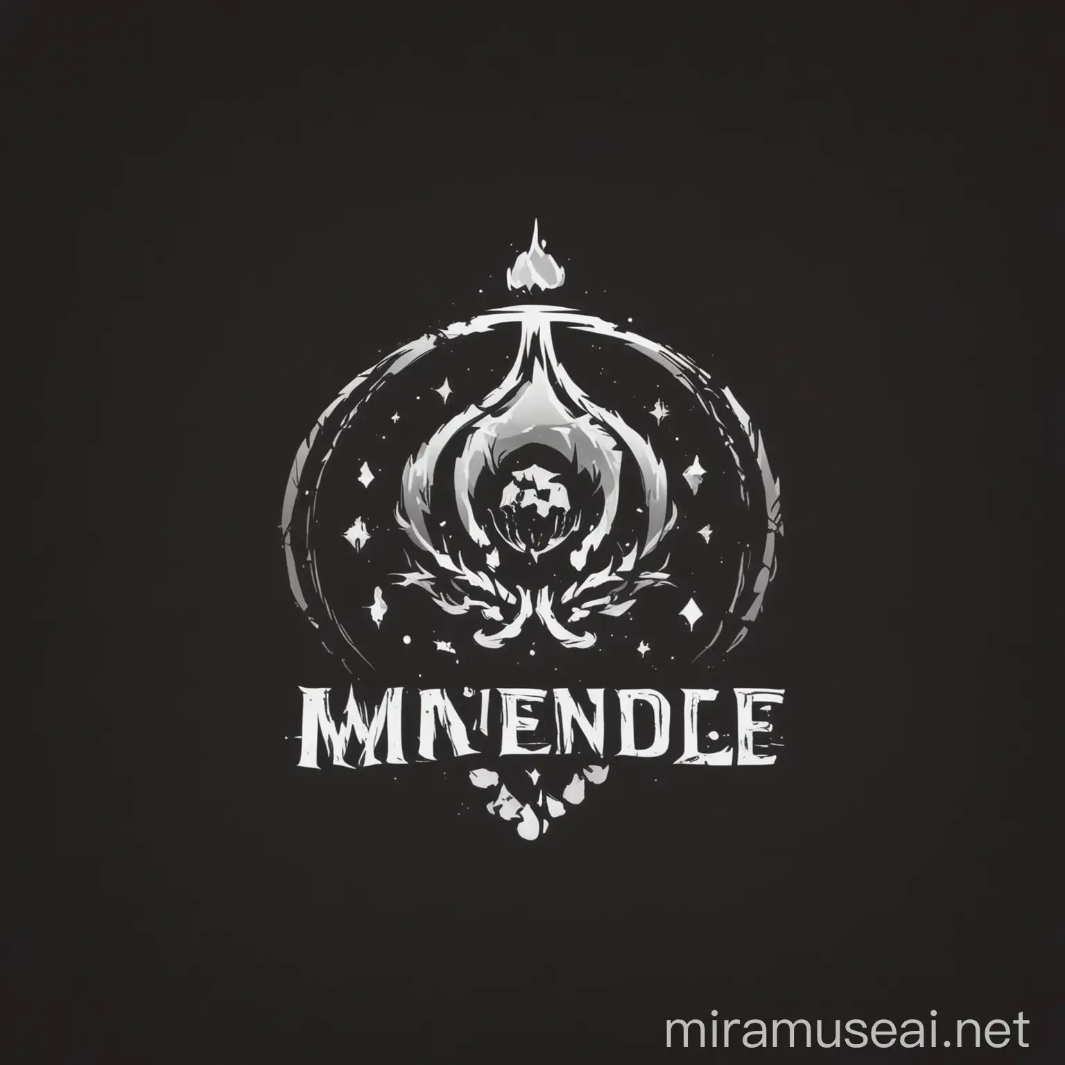 Fantasy Mobile Indie Game Logo Design with Minimalistic Style