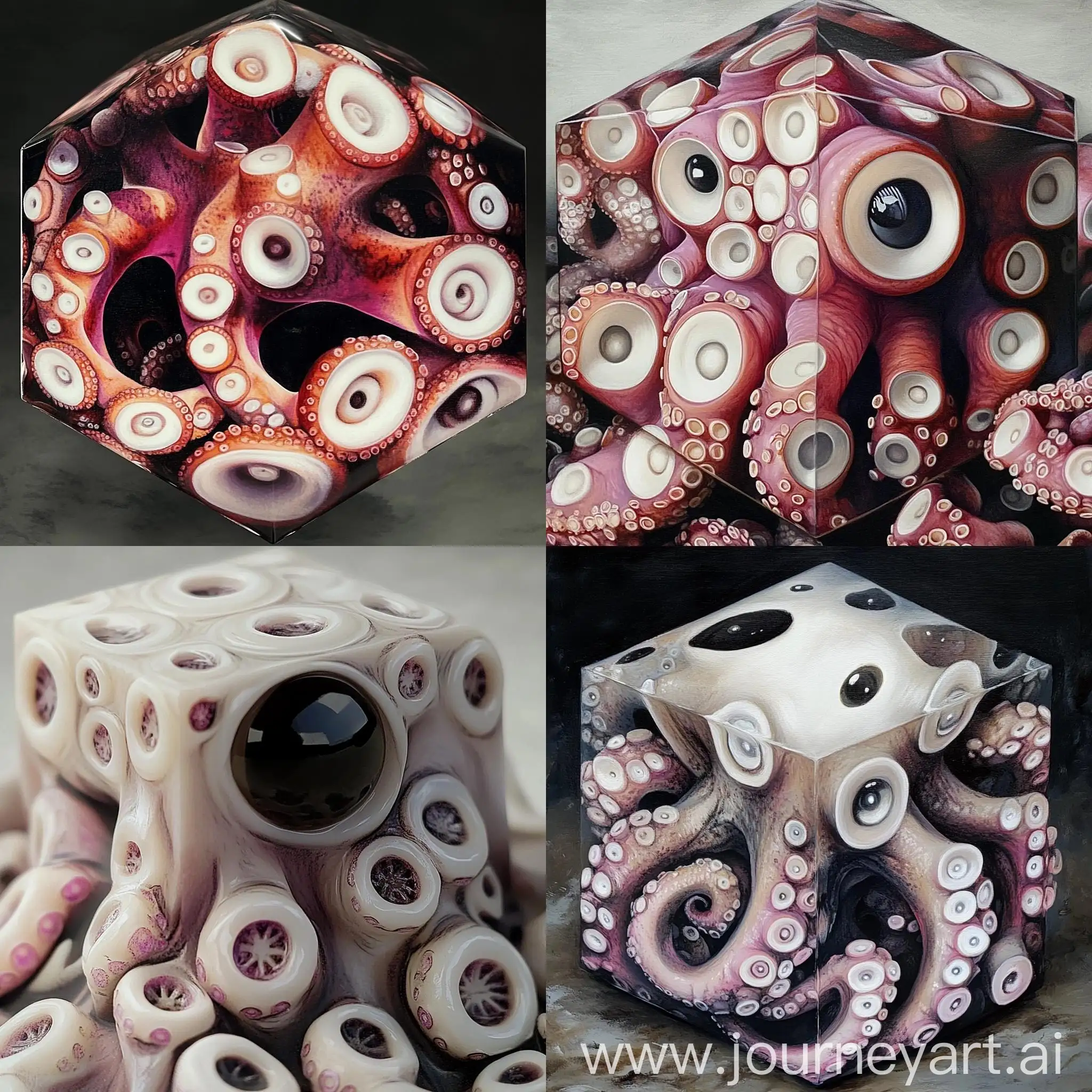 Octopus-Swimming-Around-Tentacles-in-Deep-Sea-Exploration