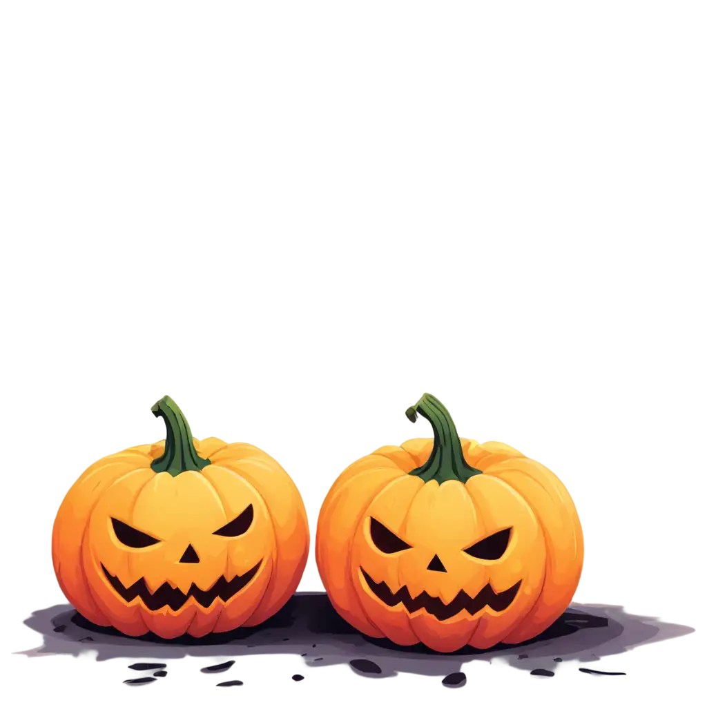 Spooky-Halloween-Pumpkins-PNG-Illustration-Enhance-Your-Halloween-Visuals