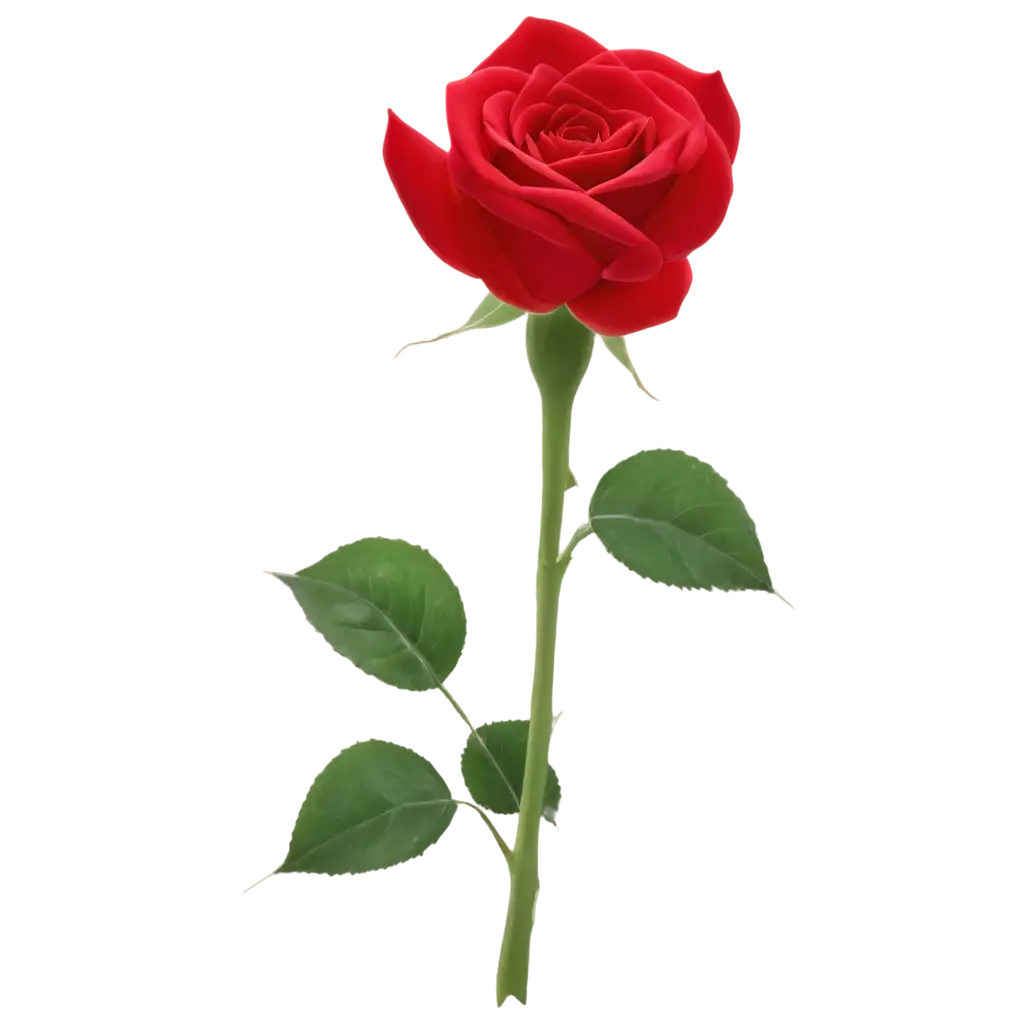 Red-Rose-PNG-Image-Perfect-for-Transparent-Background-HighQuality-Designs