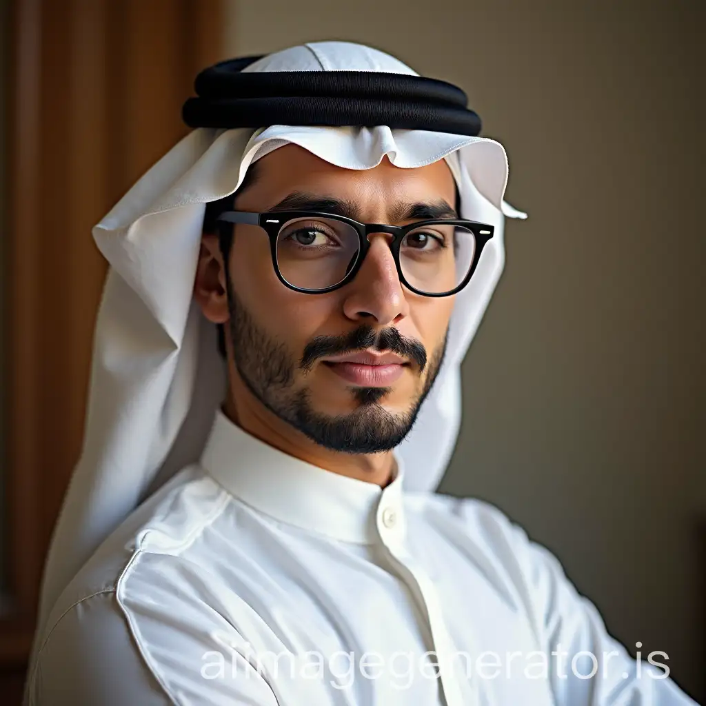 Arabian-Man-Wearing-Glasses-in-Traditional-and-Modern-Style