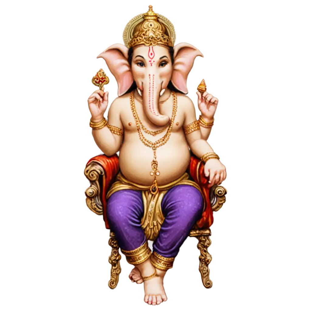 PNG-Image-Creation-Ganesh-Artwork-for-Online-Presence