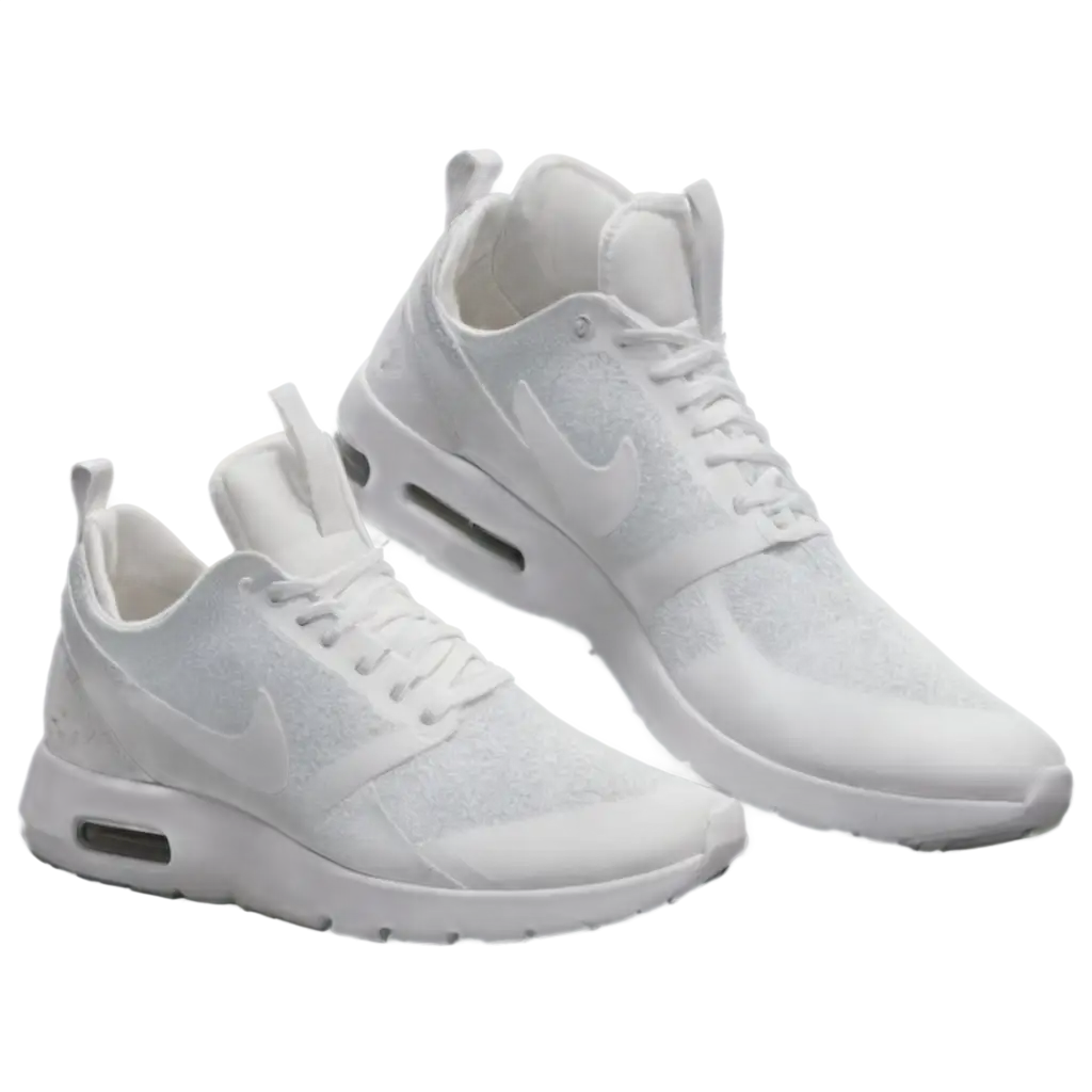 HighQuality-PNG-of-Stylish-White-Nike-Shoes-for-Your-Creative-Projects