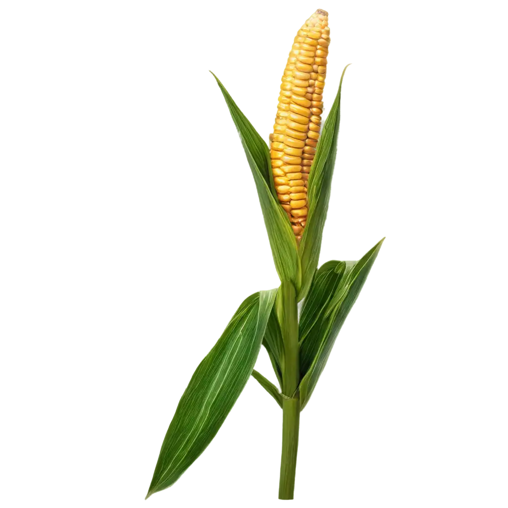 Maize-Plant-PNG-Image-HighQuality-Transparent-Background-for-Versatile-Use