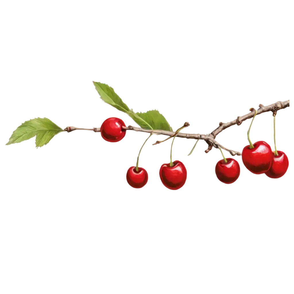 Exquisite-PNG-Image-of-a-Cherry-Without-Branches-Enhancing-Visual-Clarity-and-Quality