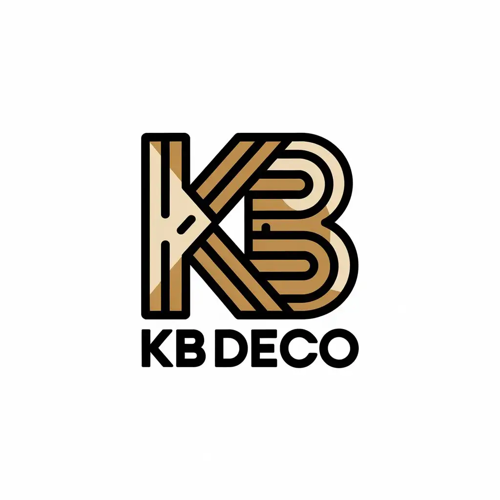 LOGO-Design-for-KB-DECO-Wood-Texture-Construction-Industry-with-Clear-Background