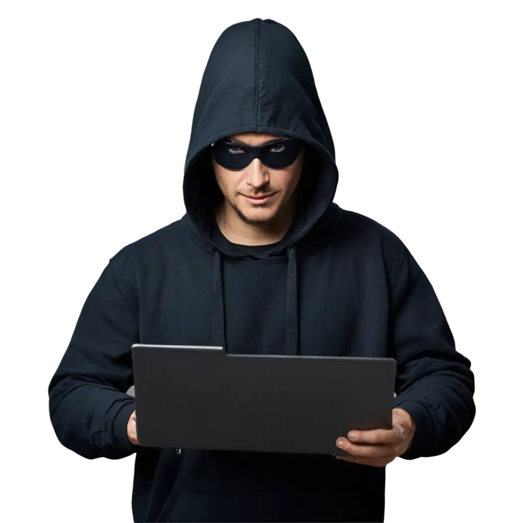 Hacker-Stealing-Data-PNG-Image-HighQuality-Visual-Representation-for-Cybersecurity-Themes