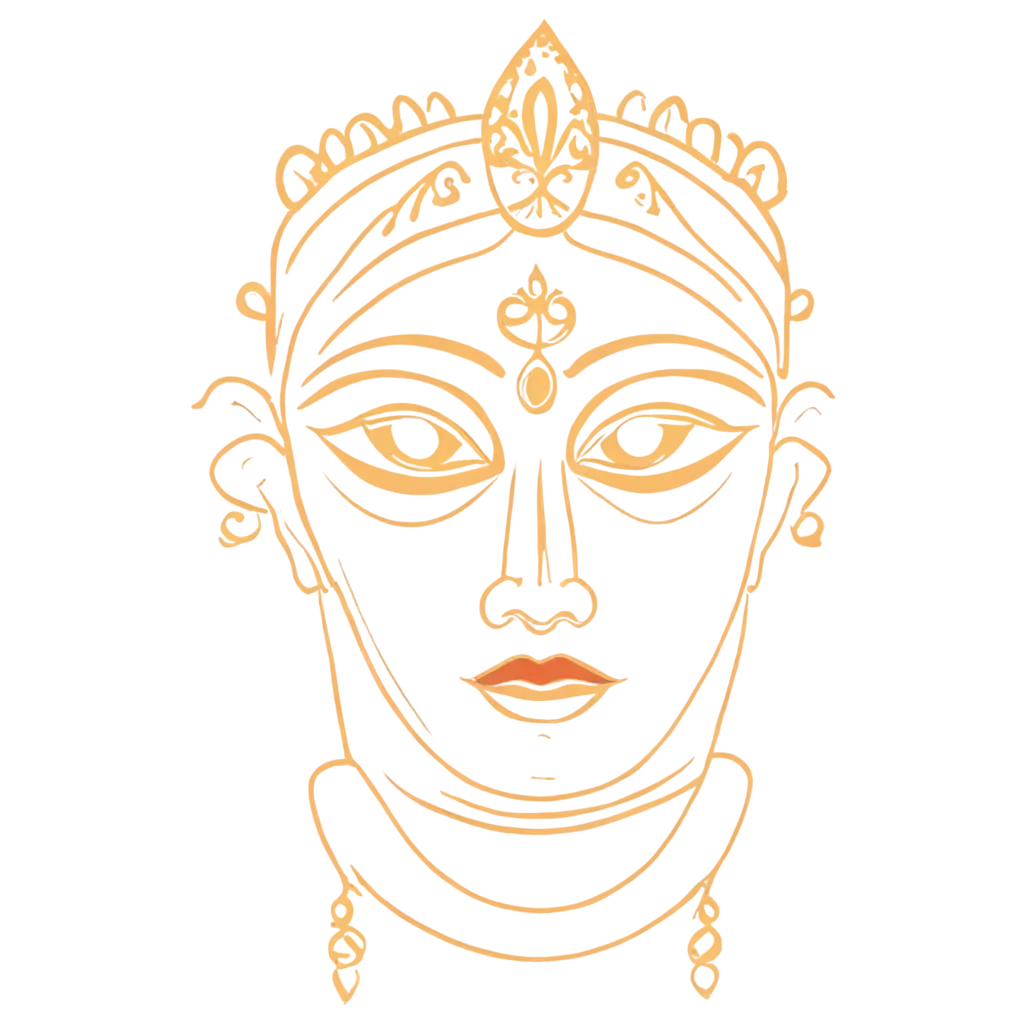 Stunning-Durga-Face-Illustration-in-PNG-Format-for-HighQuality-Art