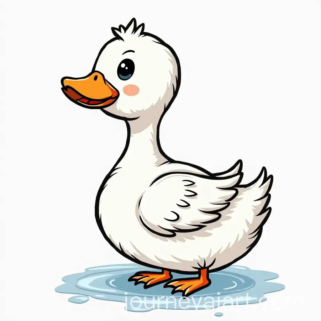 Vibrant-Duck-in-a-Serene-Pond-Setting