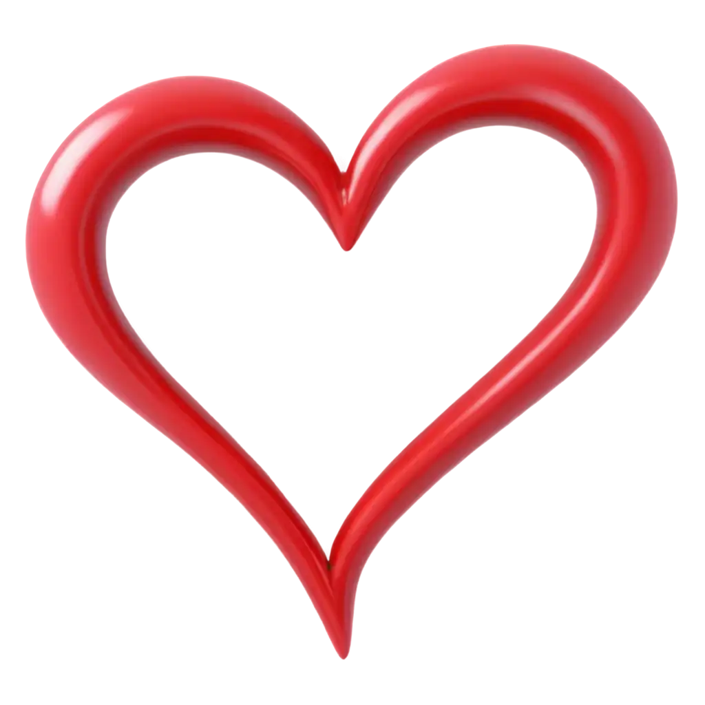 Red-Pearly-3D-Heart-PNG-Stunning-HighQuality-Image-for-Multiple-Uses