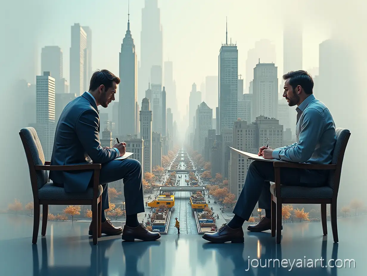 ManAI-Art-Prompt-Expansion-Drawing-Blueprint-in-Front-of-Detailed-Miniature-City-Model