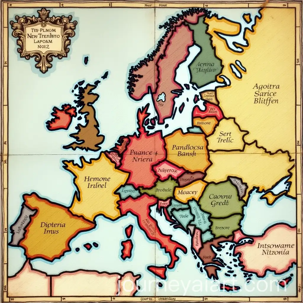 Fictional-World-Map-from-the-Year-1480-with-Imaginary-Countries