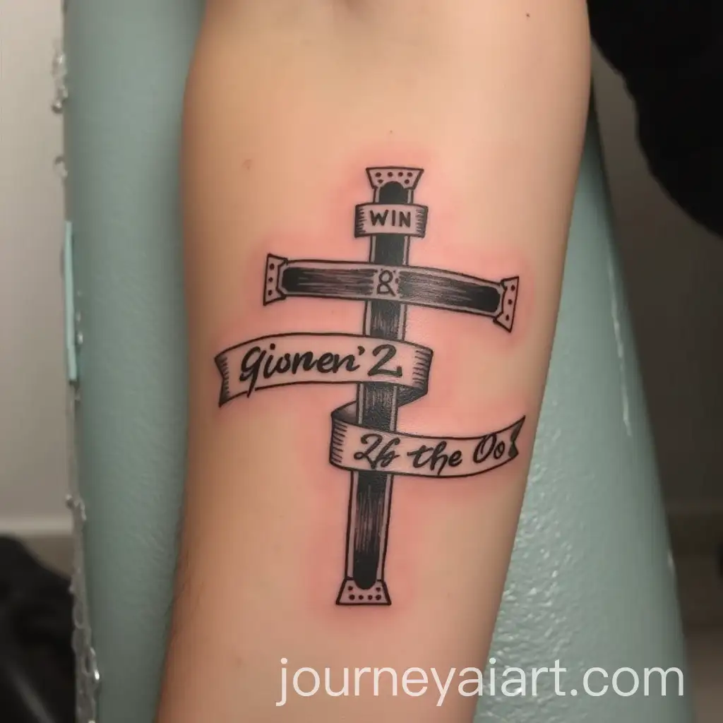 Tattoo-Design-Representing-Love-for-Christ-with-Danna-and-Zoes-Names