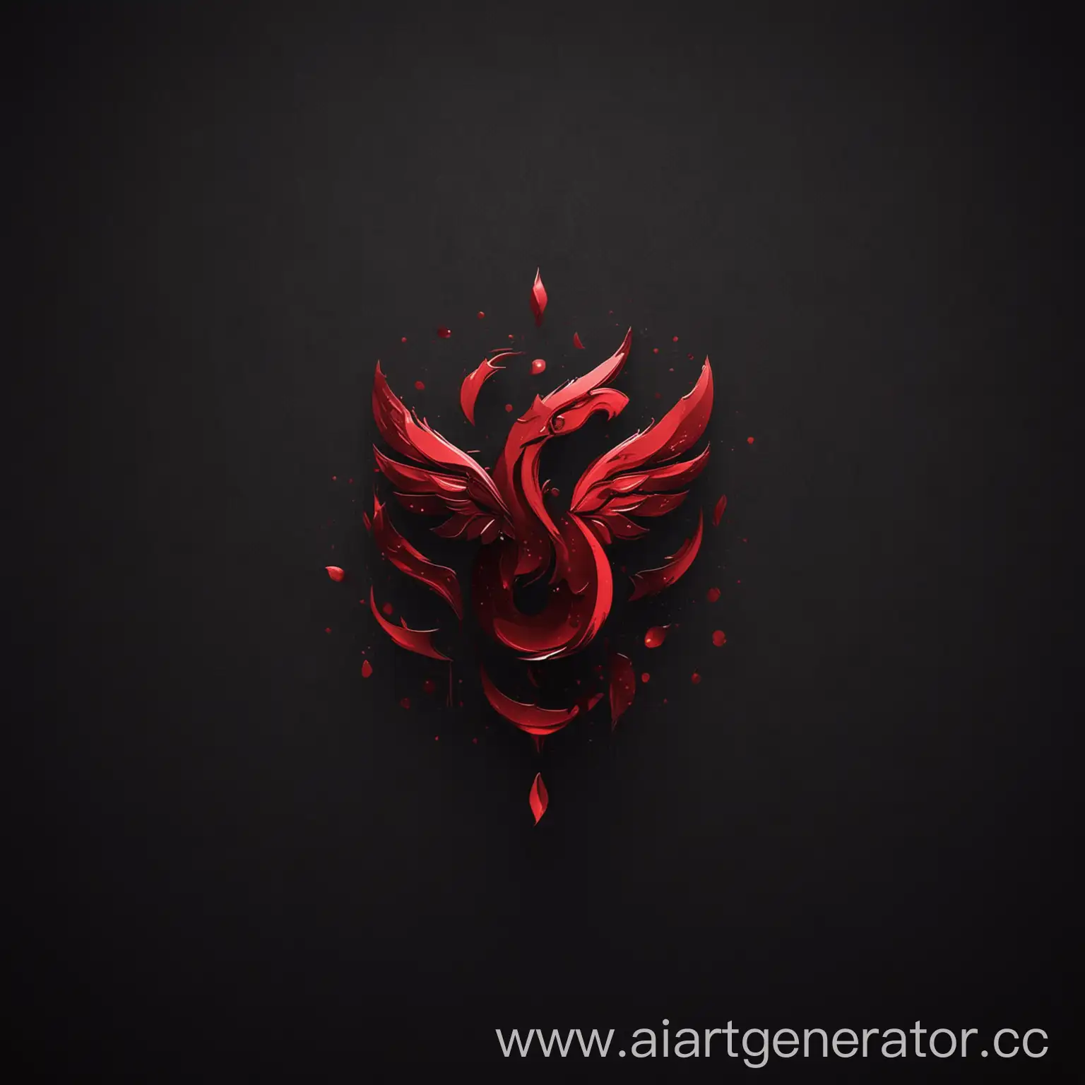 Minimalist-Crimson-Logo-on-Dark-Background-with-Tender-Colors