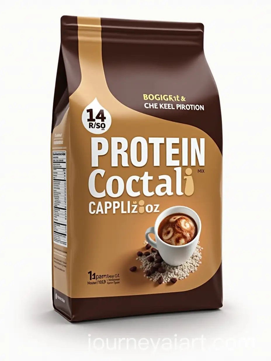 Cappuccino-Protein-Cocktail-Packaging-Design-for-Weight-Loss-and-Muscle-Gain