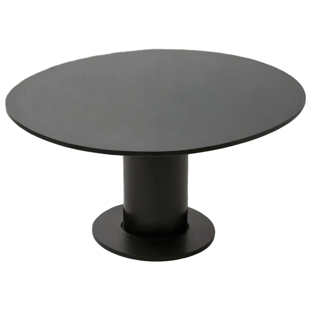 HighQuality-PNG-Image-of-a-Model-Round-Podium-in-Black