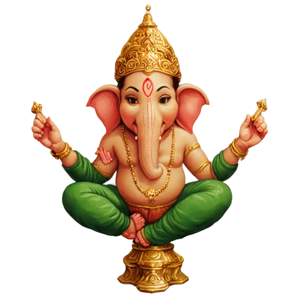 Vibrant-Ganesha-PNG-Image-Elevate-Your-Digital-Creations