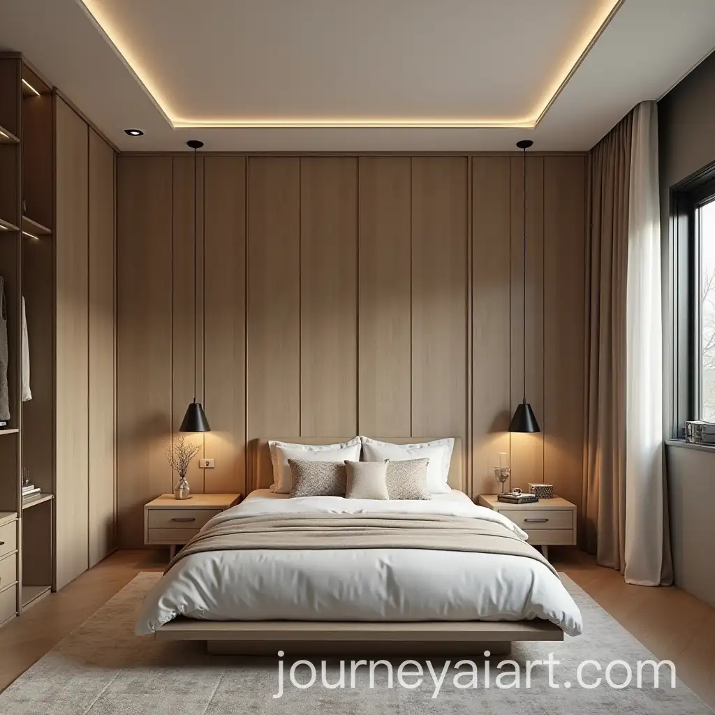 Stunning-Bedroom-Design-with-Elegant-Wardrobe-and-Beautiful-Lighting