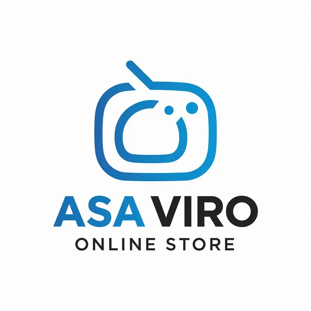 LOGO-Design-for-ASA-VIRO-Minimalist-Home-Appliance-Store-with-Blue-and-Black