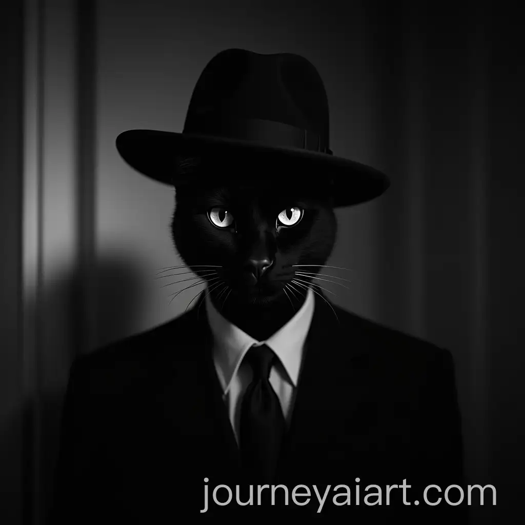 Stylish-Black-Cat-in-Film-Noir-Setting