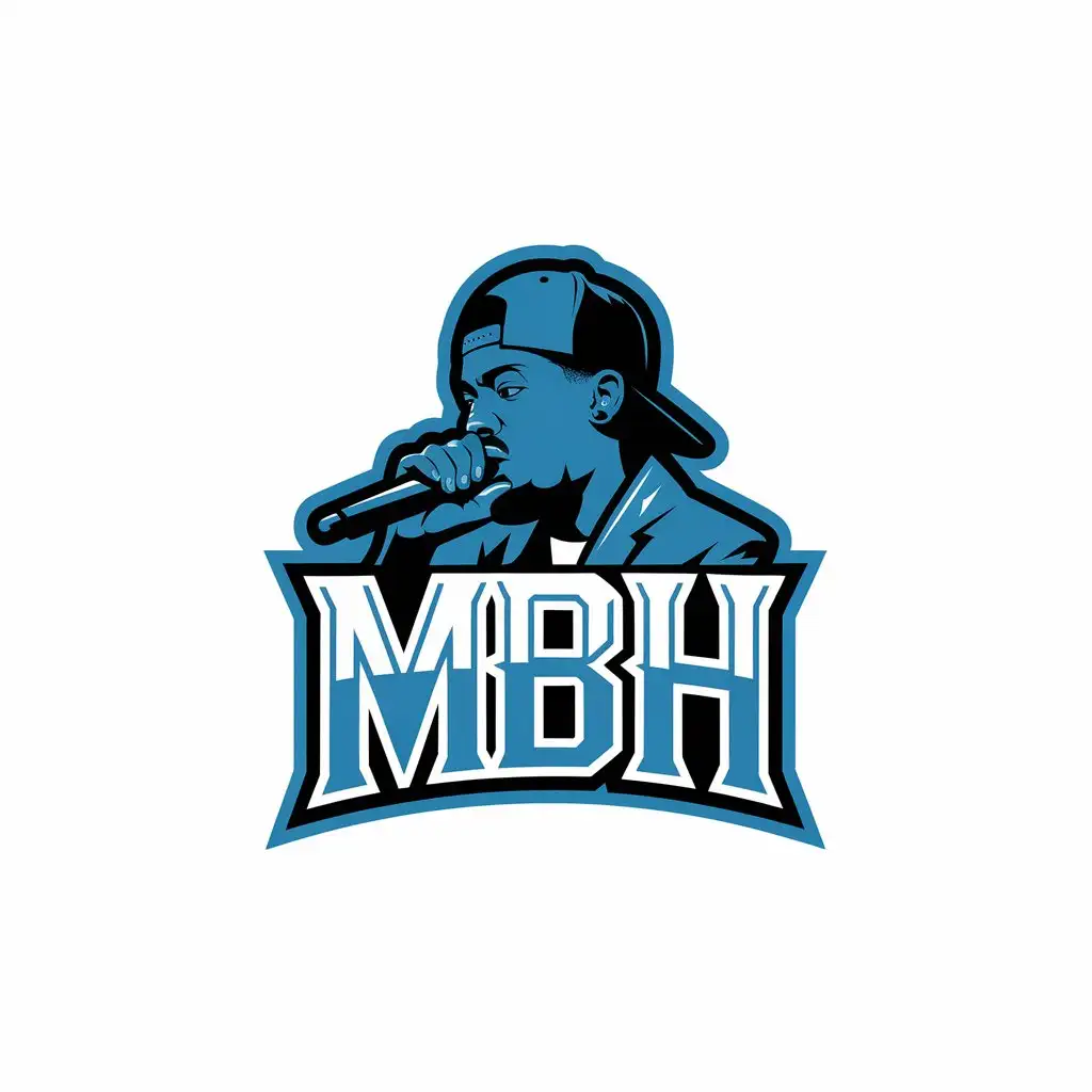 LOGO-Design-for-MBH-Rap-Hip-Hop-Vibes-with-Music-Industry-Appeal