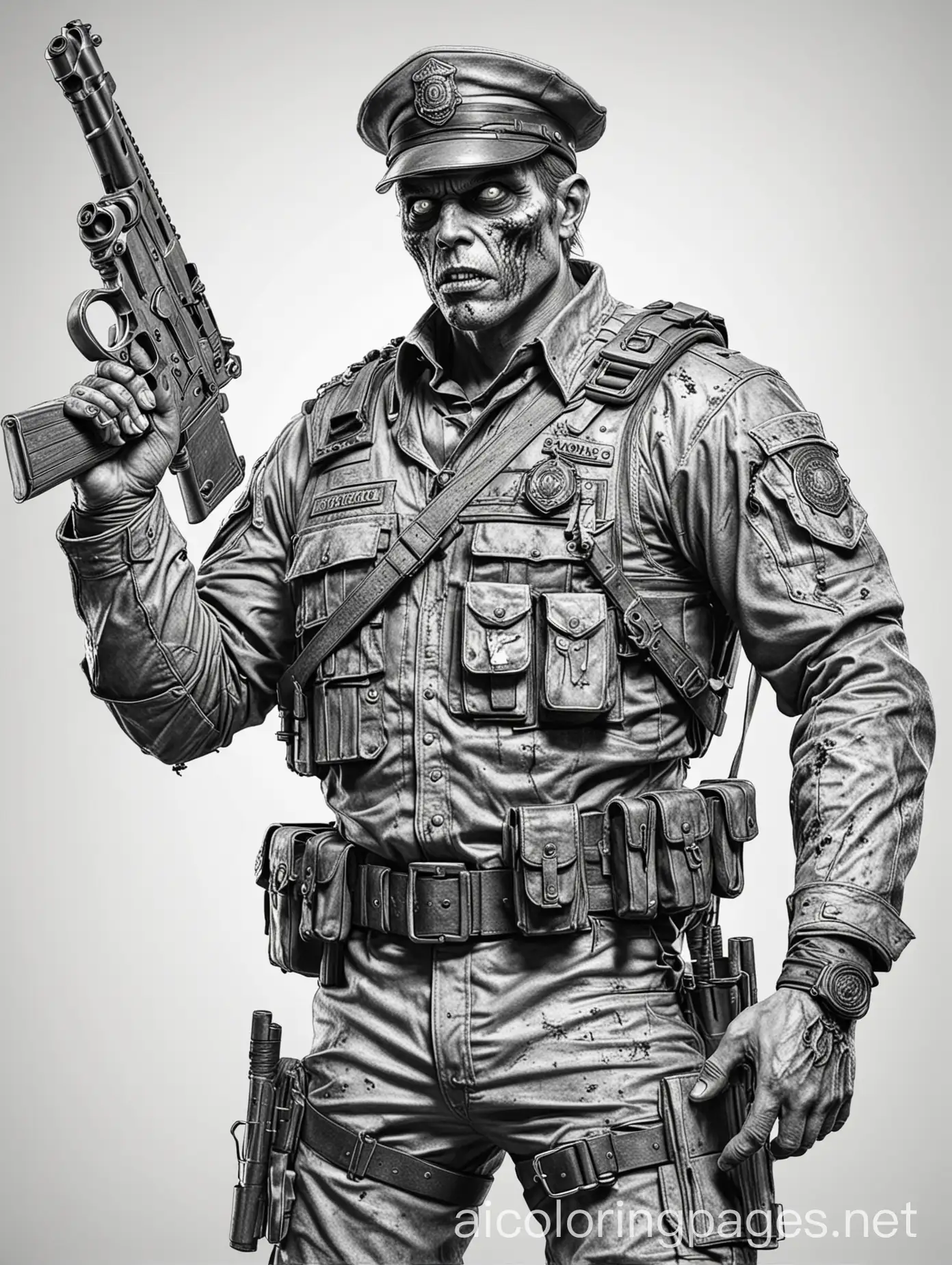 PostApocalyptic-Zombie-Policeman-Coloring-Page