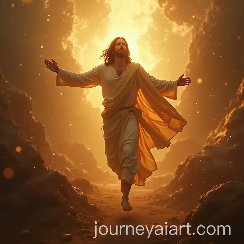 Jesus-Sending-Grace-to-the-Heart-of-Man-Embracing-Divine-Blessings