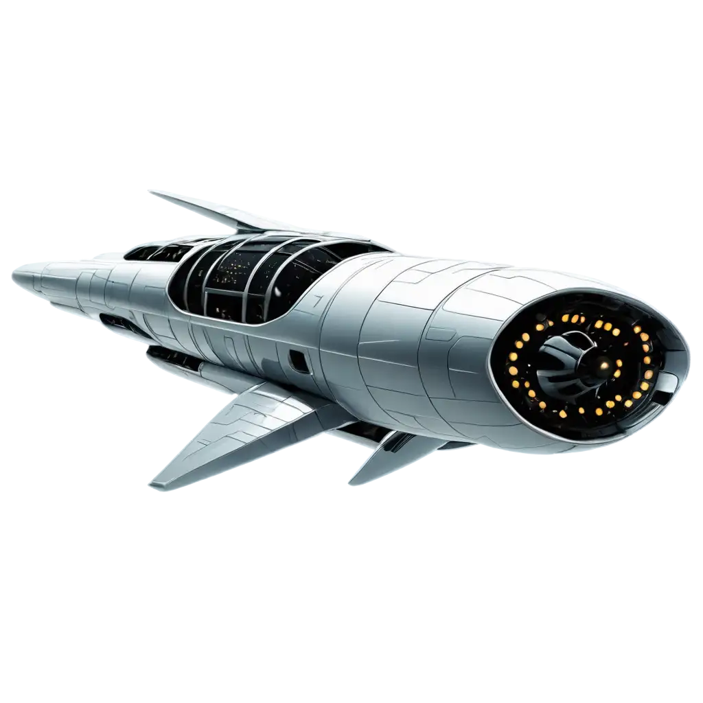 Flying-SciFi-Spaceship-1950-Style-PNG-Image-Futuristic-Retro-Design