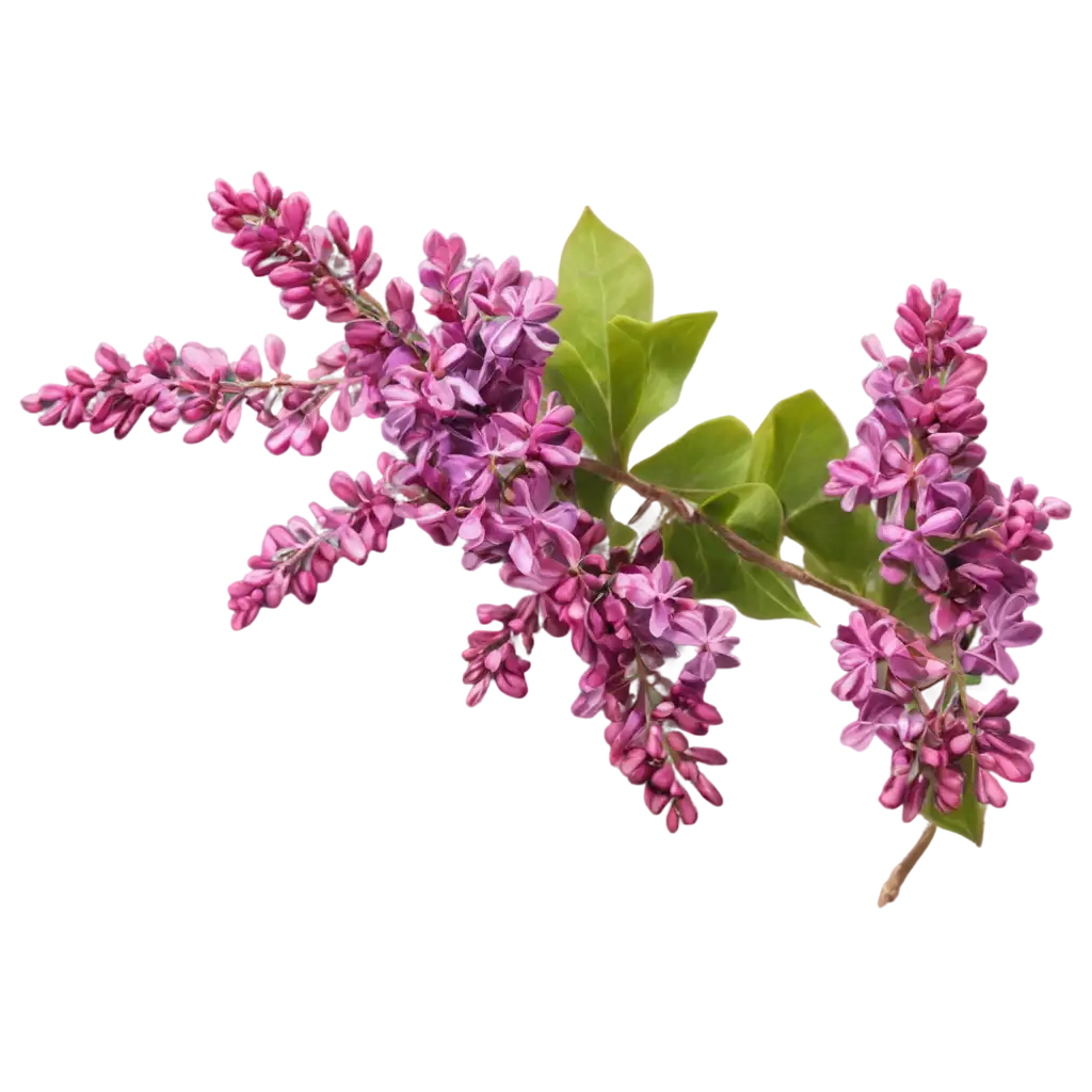 A beautiful and lush branch of lilac