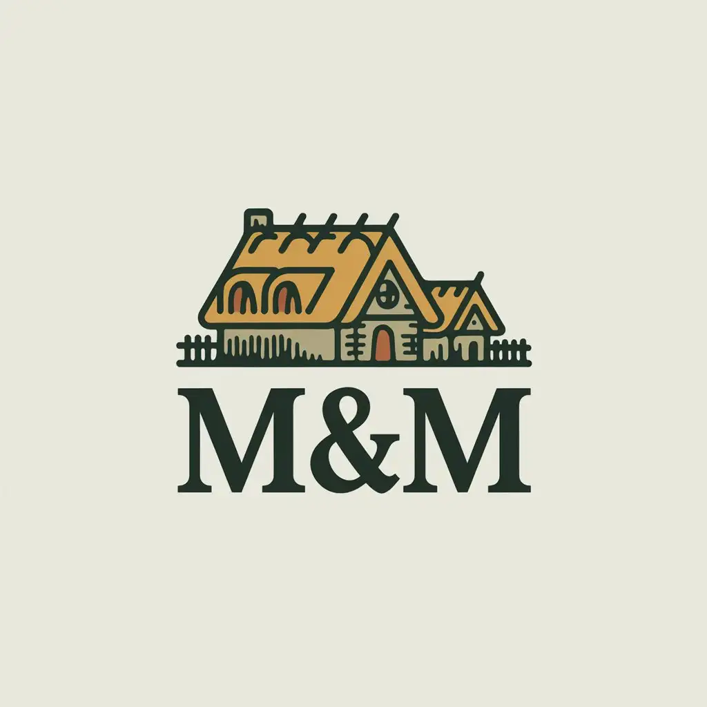 LOGO Design for MM Cozy Home Symbol in Clear Background