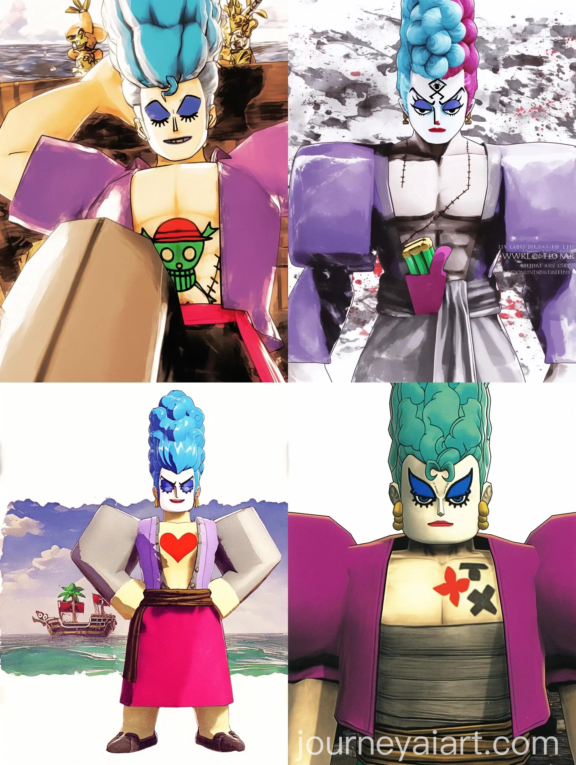 Watercolor-Manga-Pirate-Character-from-One-Piece-Series