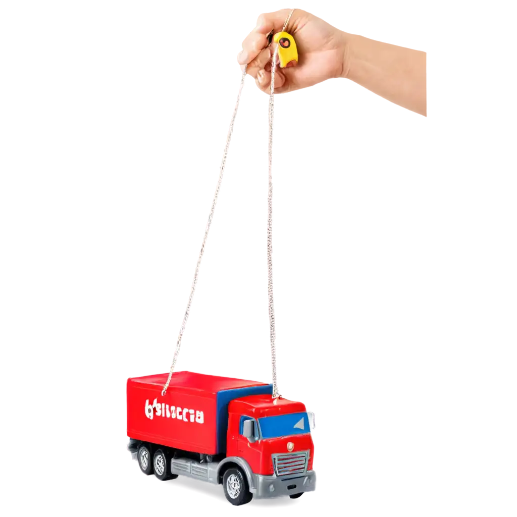 HighQuality-PNG-of-a-Bag-with-Truck-Toy-for-Versatile-Use