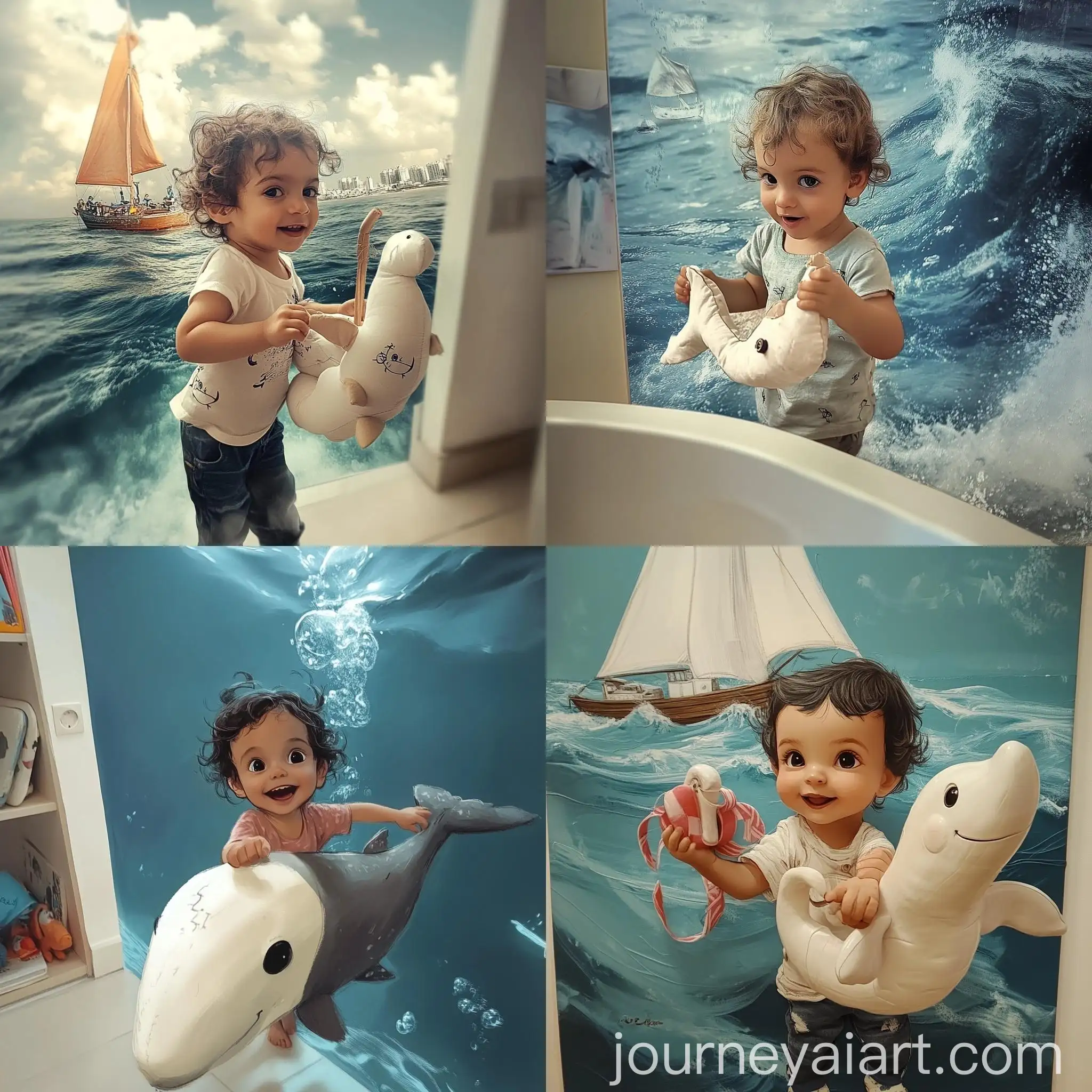 Child-Playing-on-the-Beach