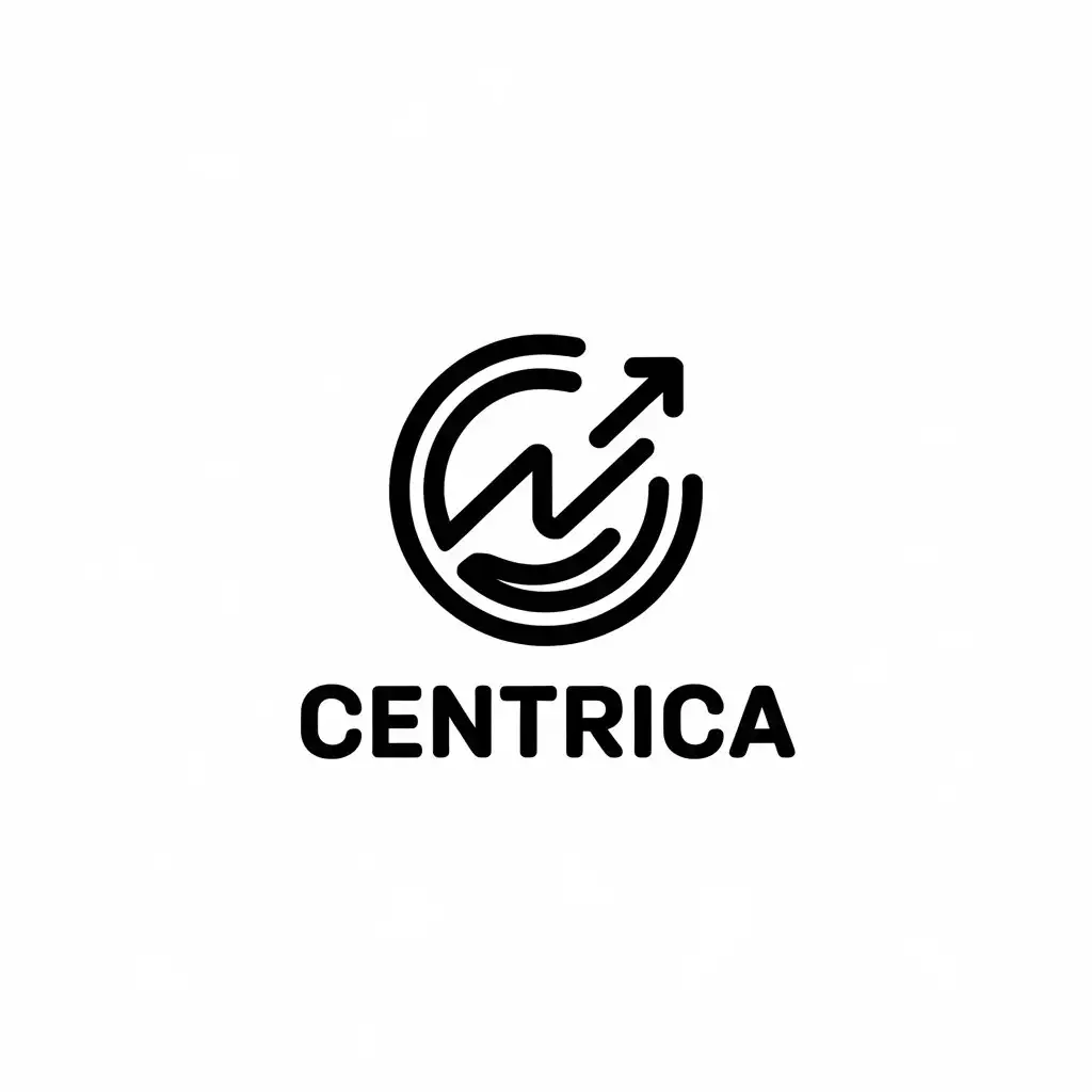 LOGO Design for Centrica Minimalistic Leasing Symbol for Finance Industry with Clear Background