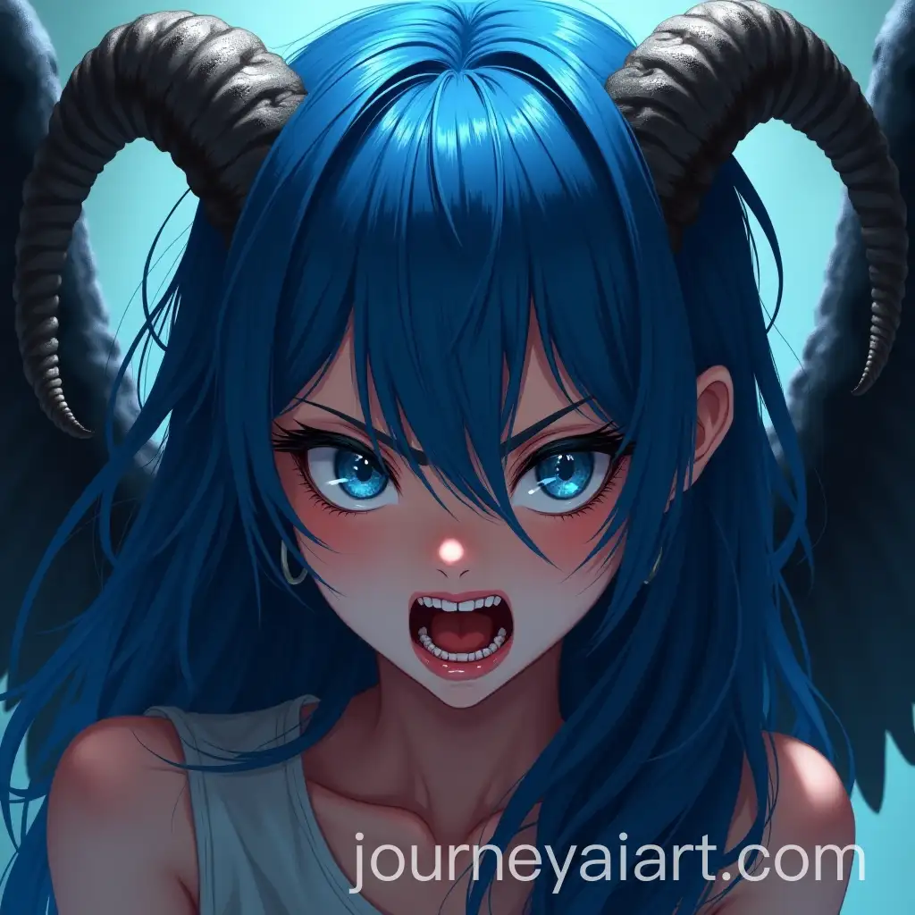 Angry-Manga-Character-with-Cyan-Hair-and-Dark-Wings-Screaming