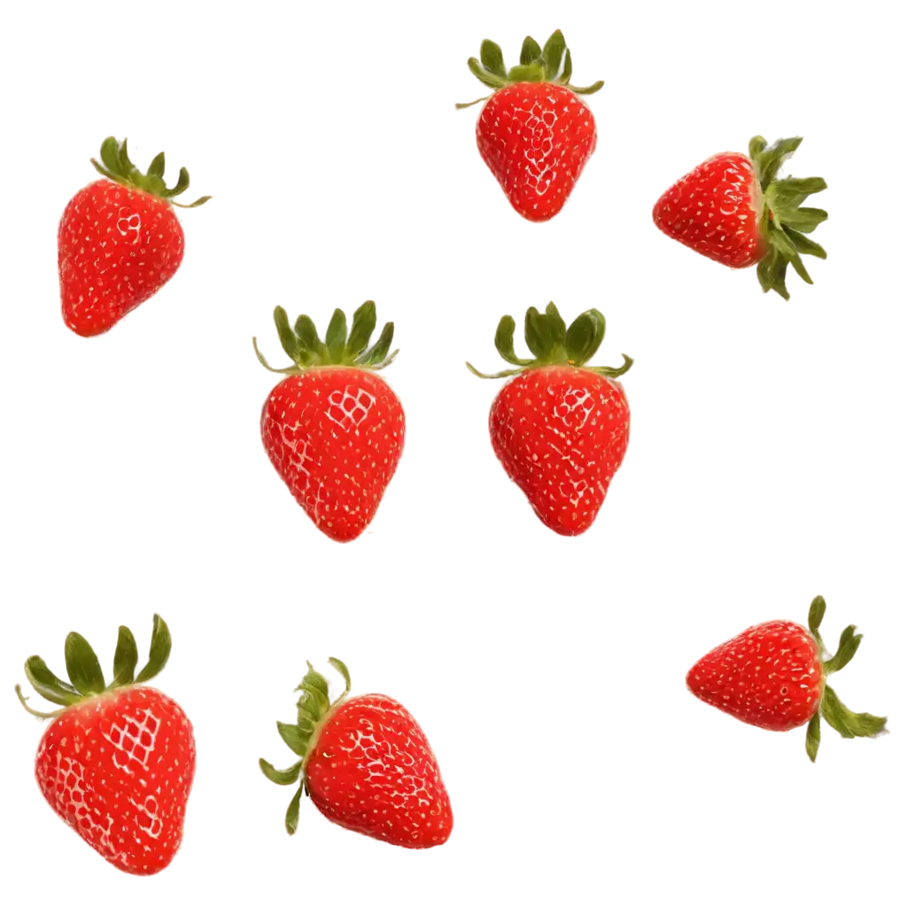 Floating-Strawberries-PNG-HighQuality-Transparent-Image-of-Whole-and-Halved-Strawberries