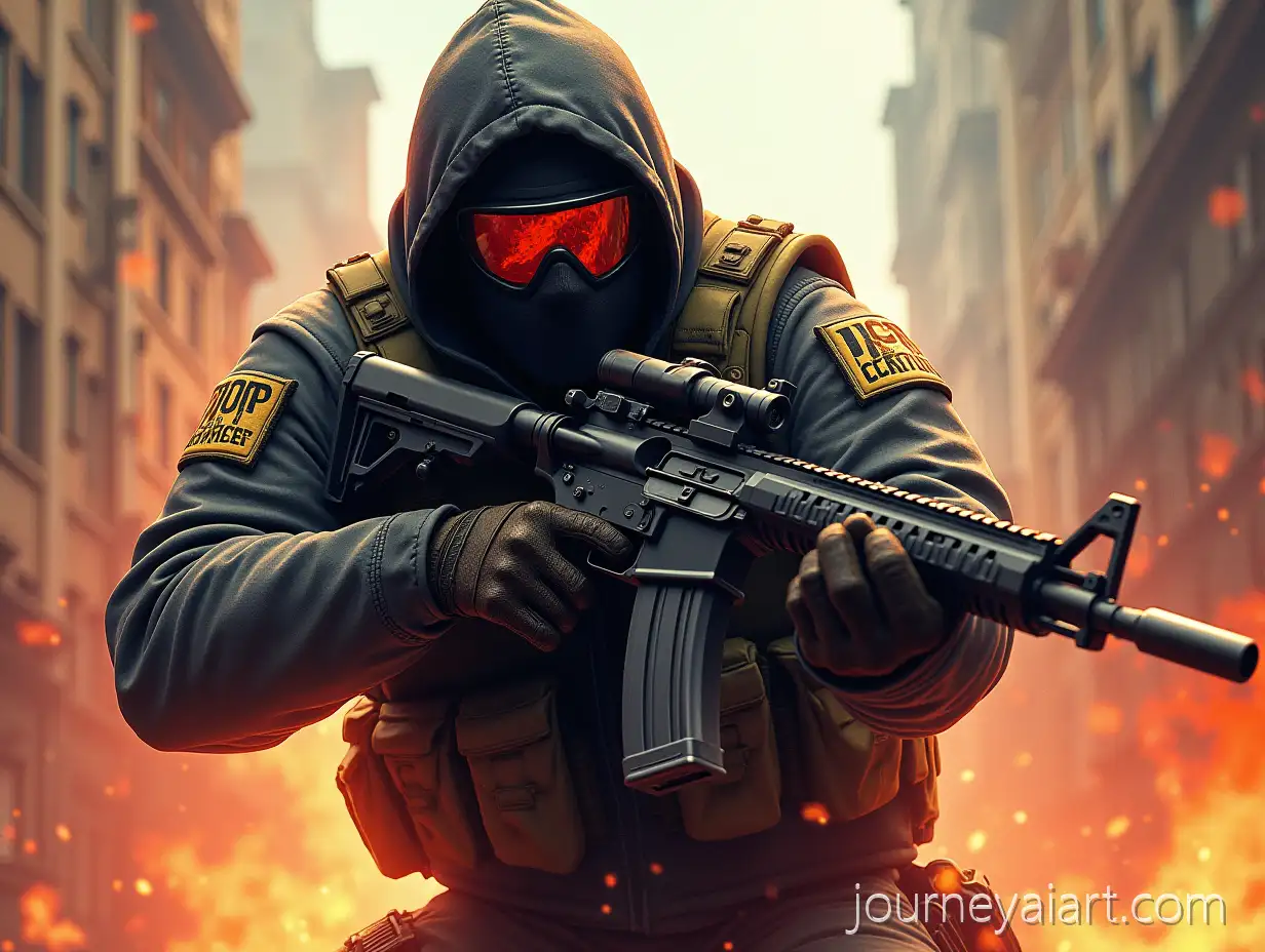 Dynamic-Steam-Avatar-DICE-in-Fighting-Pose-with-Modern-Weapons-in-Urban-Environment