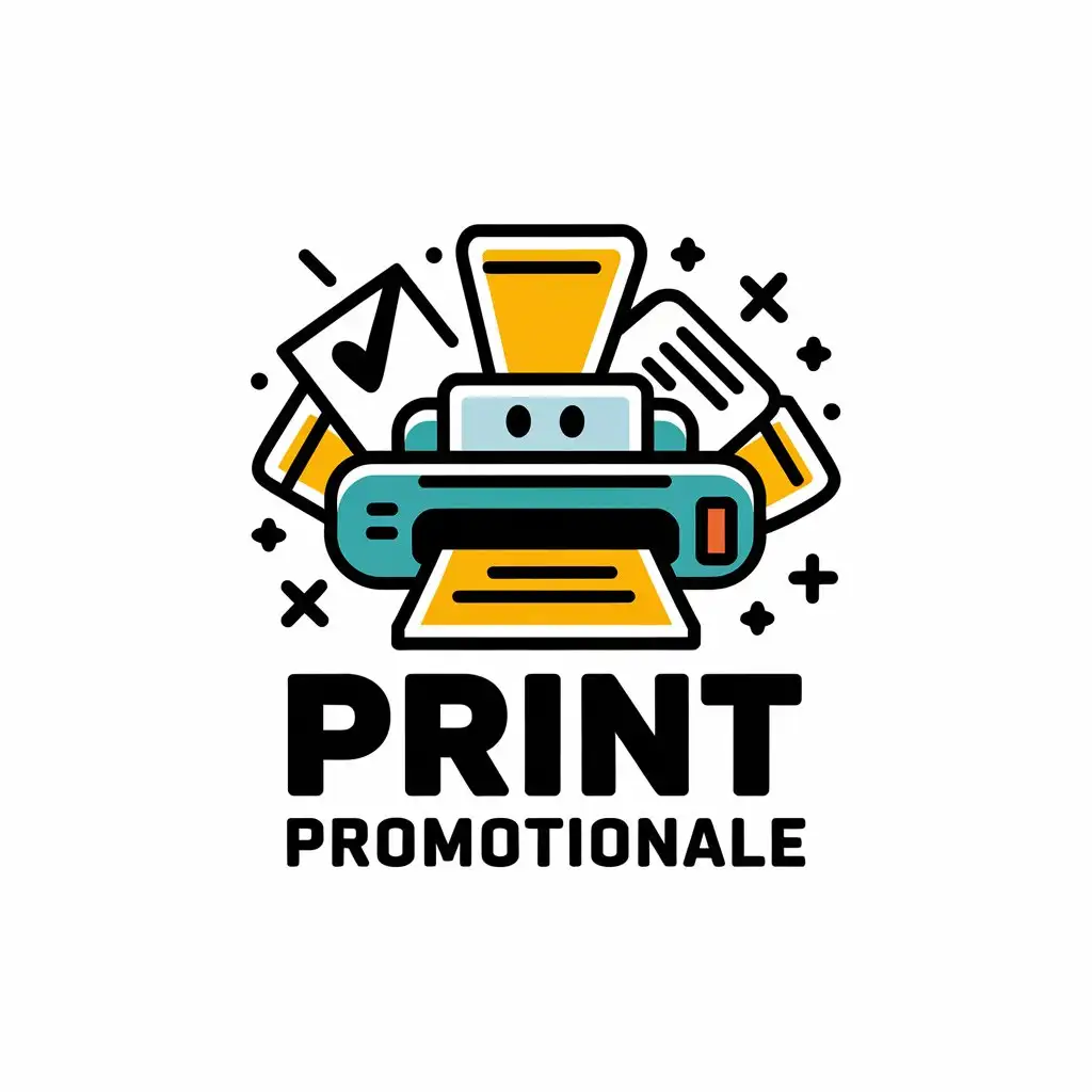 LOGO Design for Print Promotionale Vector Logo for Retail Printing Promotional Materials