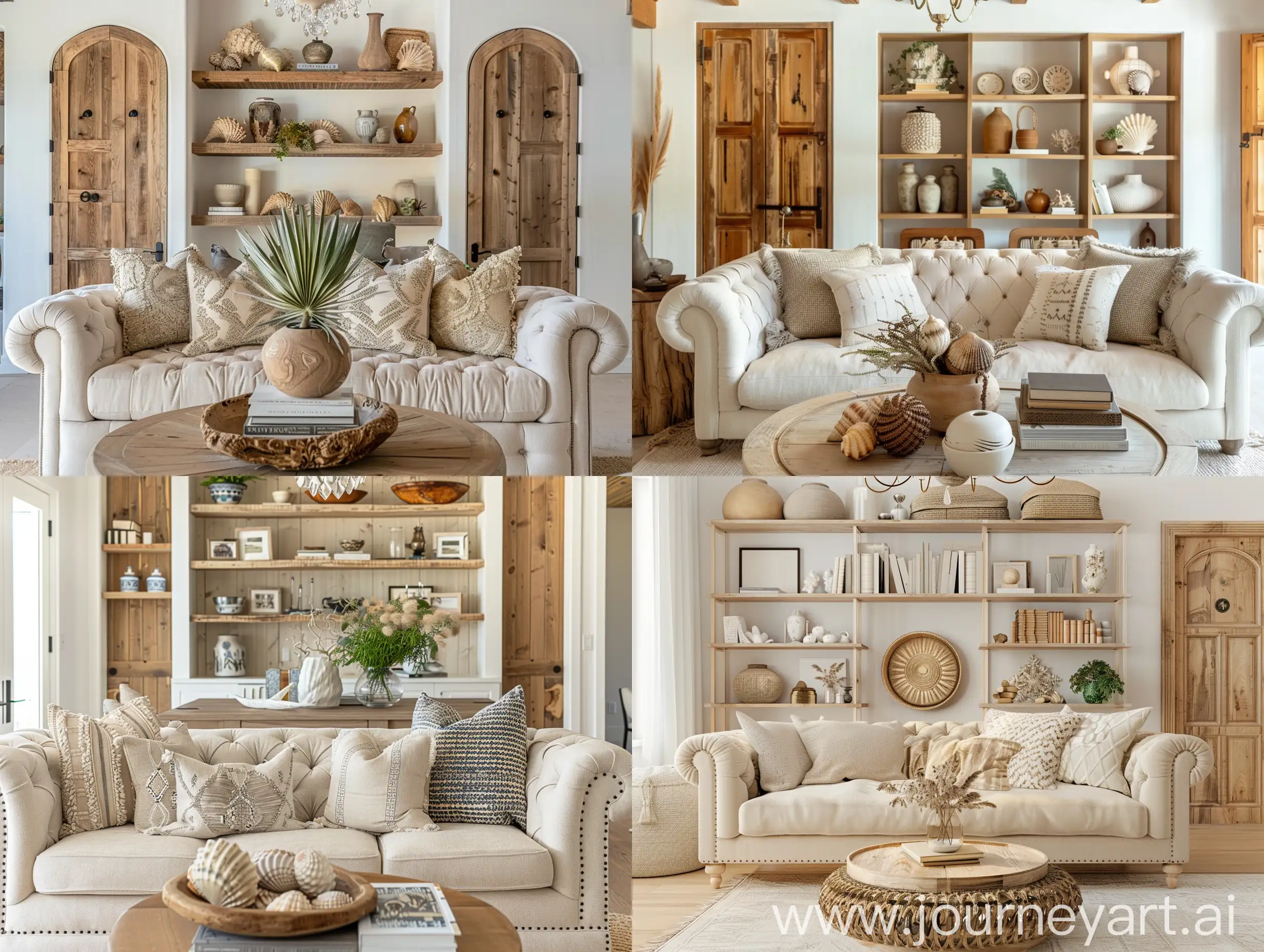 Modern-Coastal-Living-Room-with-Beige-Tufted-Sofa-and-Stylish-Decor