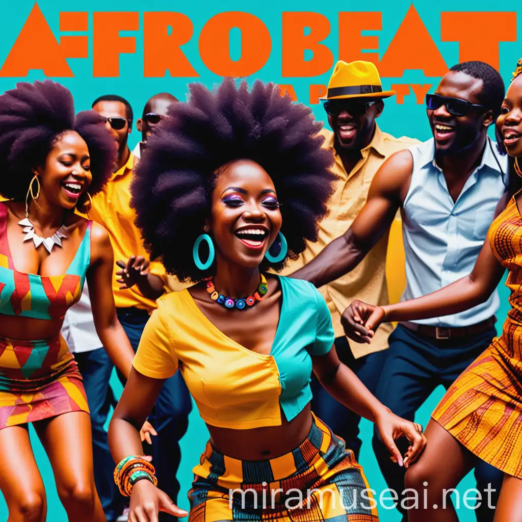 Vibrant Afrobeat Dance Party Album Cover